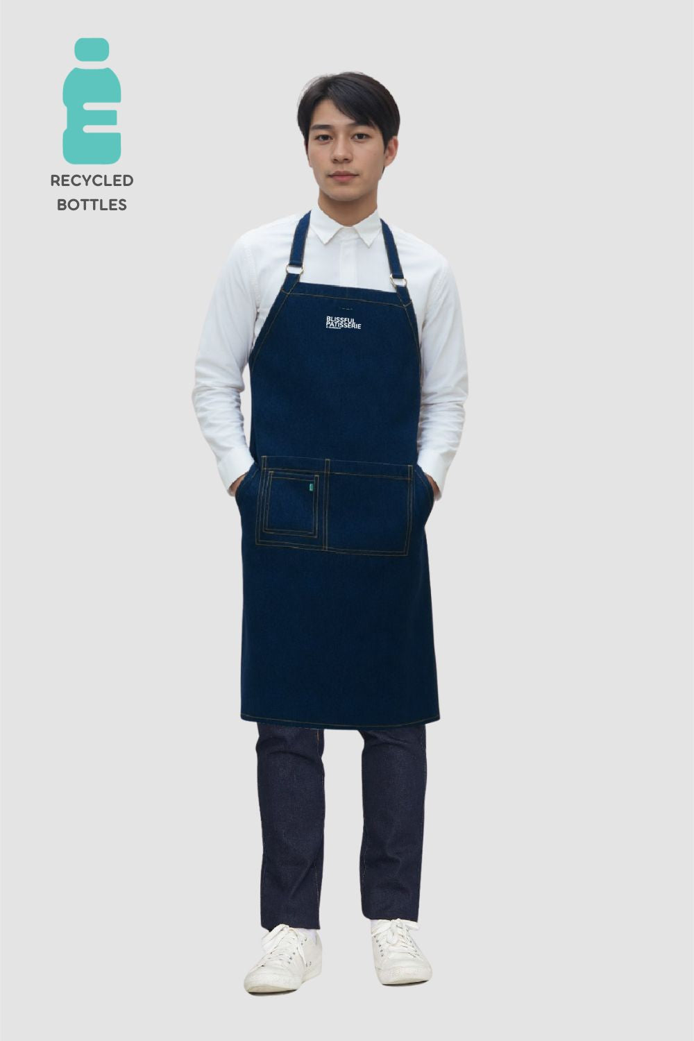 <b>F&B G/F Cake Shop</b> Unisex Repreve® Denim Apron