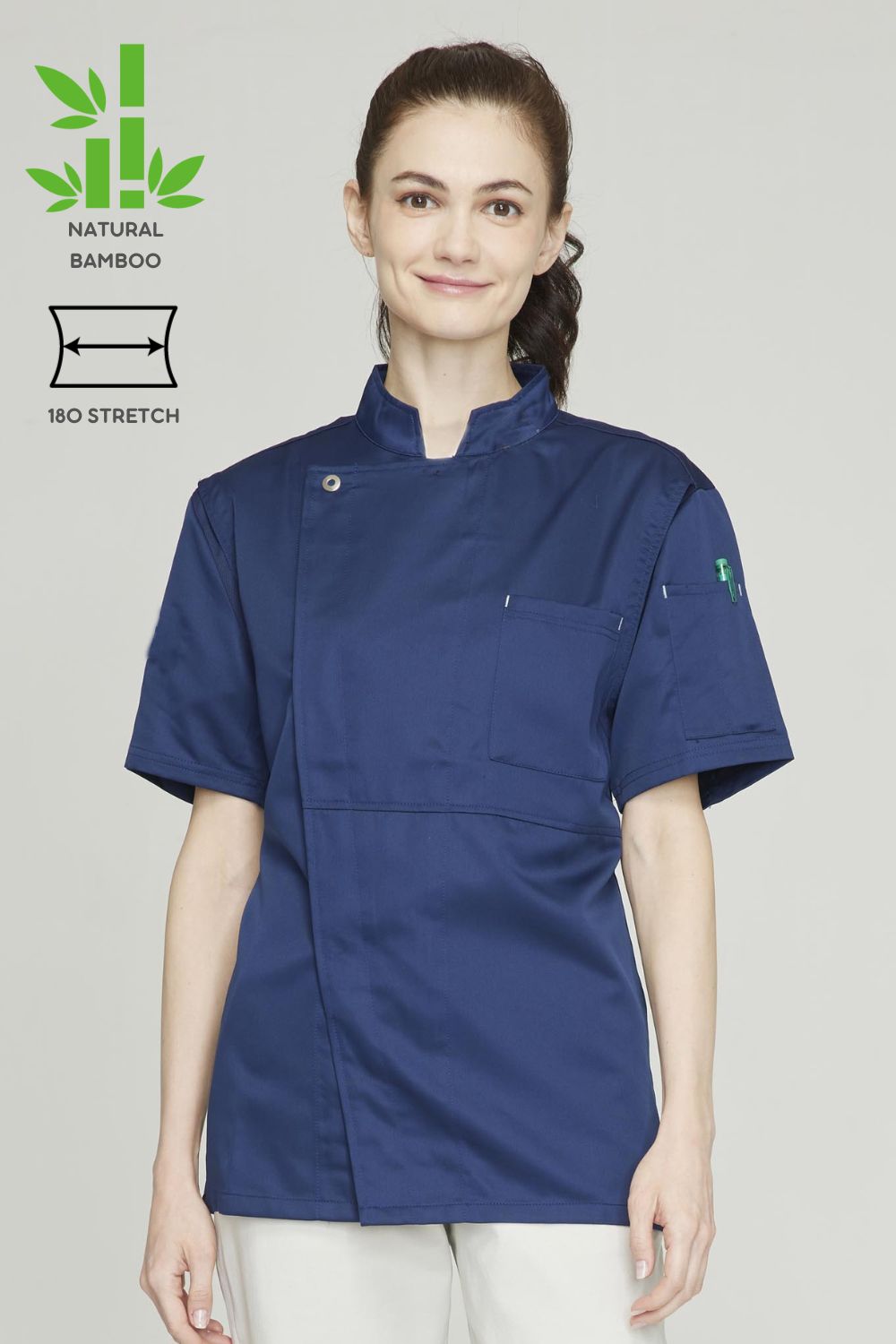 Women's BioNTex™ Single Breasted Classic Chef Coat