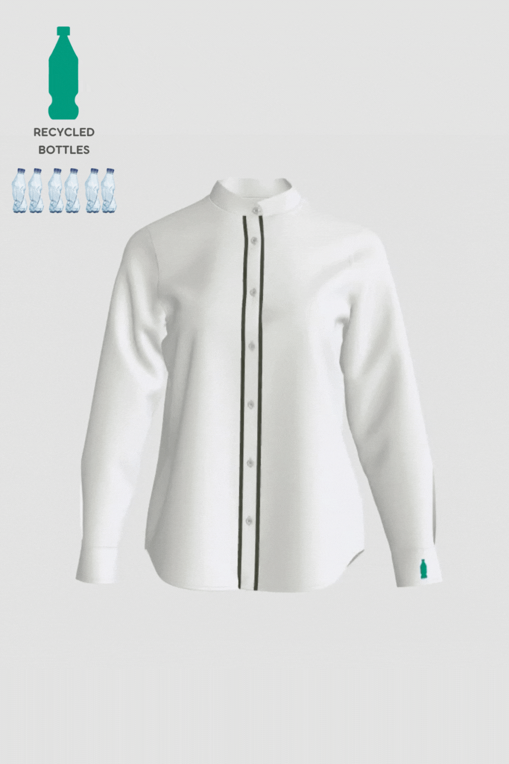 <b>WELLBORN</b> | Women's BioNTex™ Sustainable Double Piping Shirt