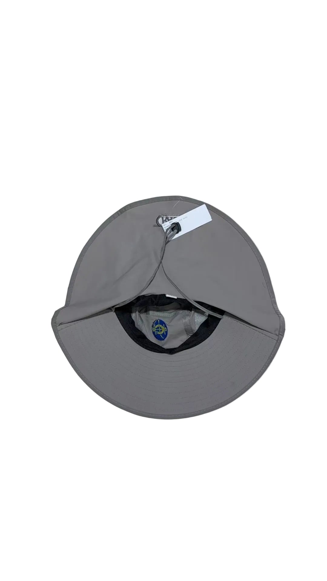 HKJC- Tracks-CAP0007-Grey Wide Brim Hat
