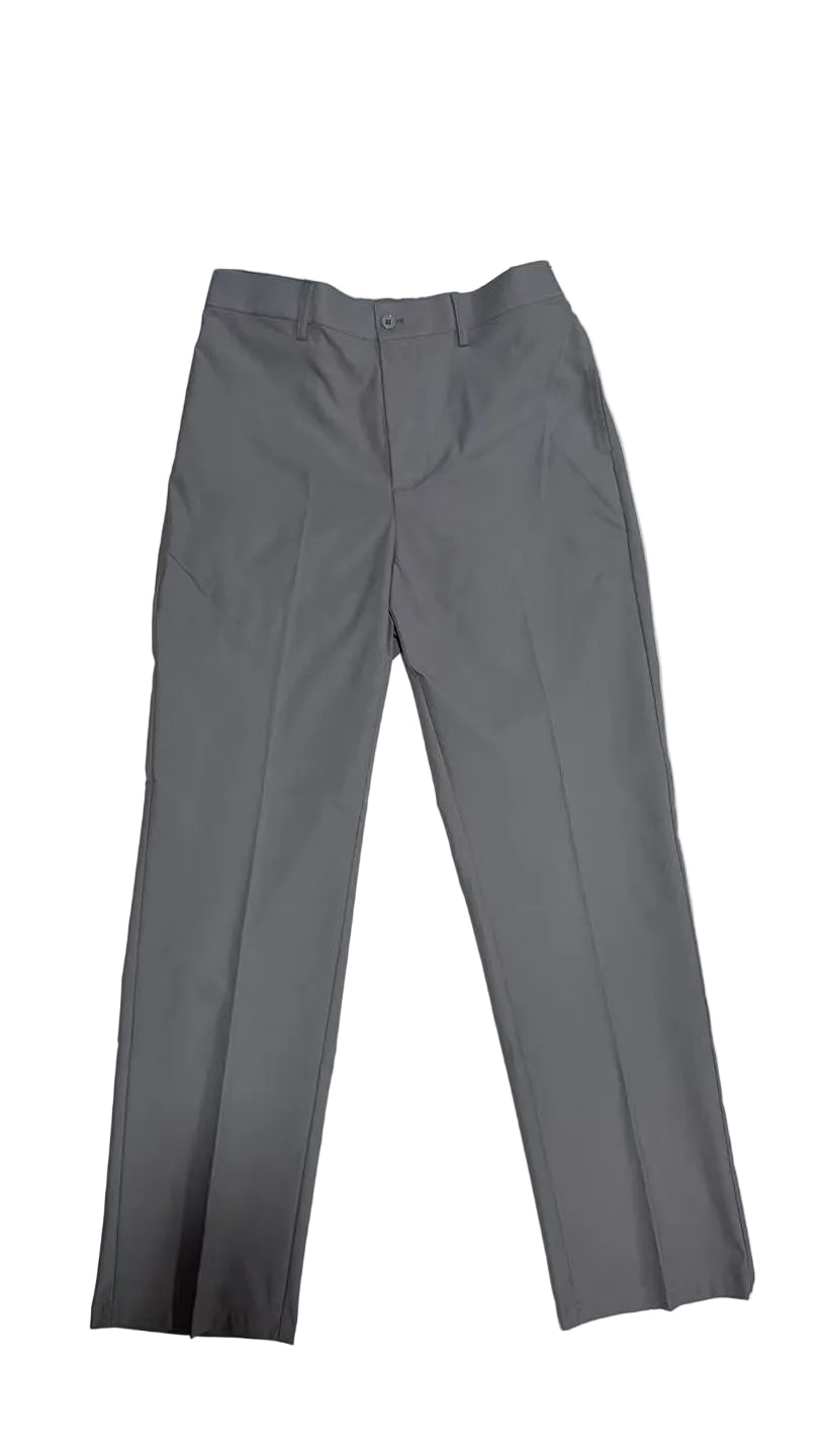 HKJC-Tracks-MPS0053_B- Grey Long Pant with Back Elastic