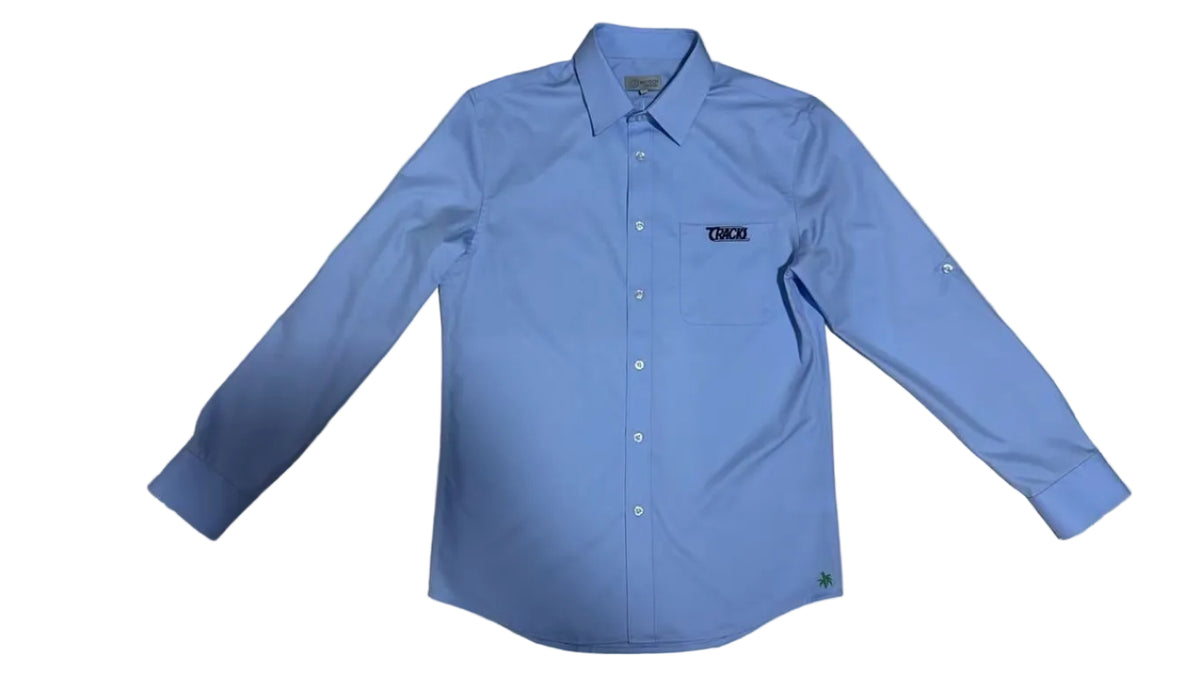 HKJC-Tracks-MTS2002C-Mid Blue Shirts with Sleeve Tabs