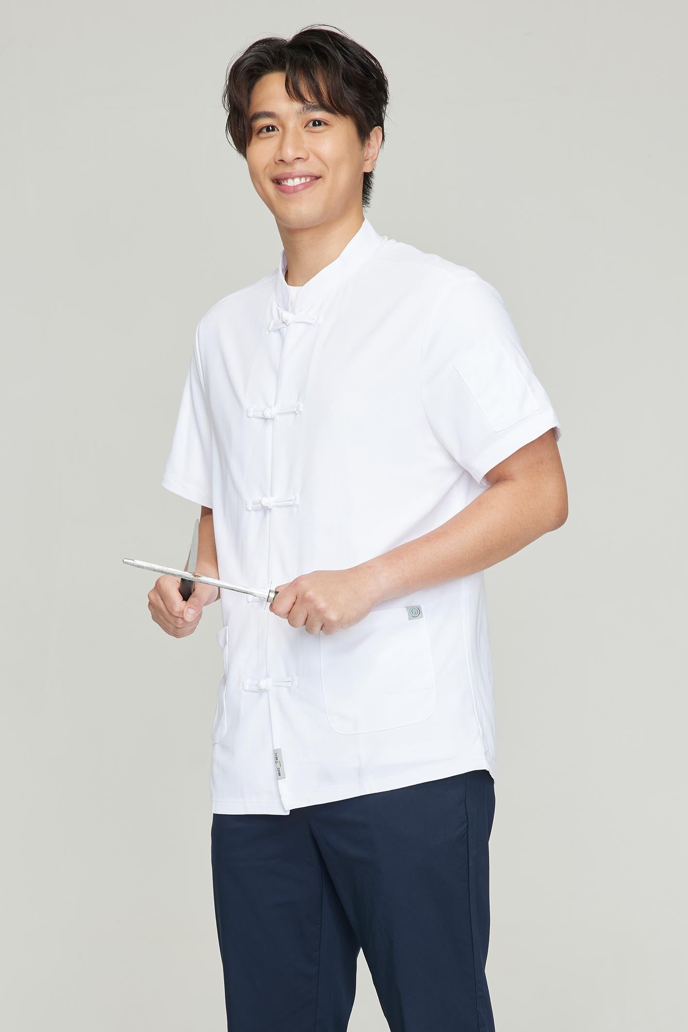 Men's BioNTex™ Chinese Style Classic Chef Coat