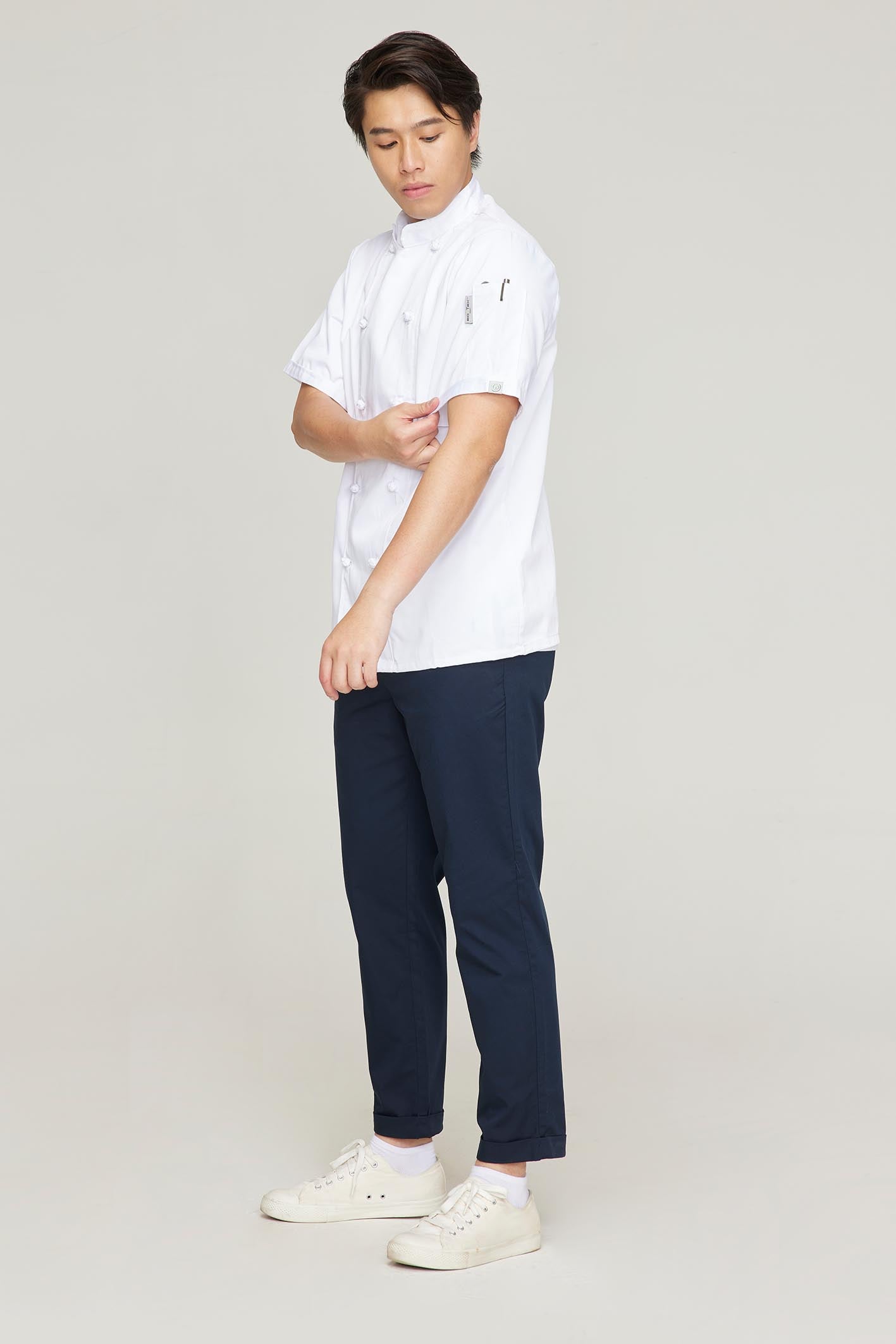 Men's BioNTex™ Double Breasted Button Chef Coat