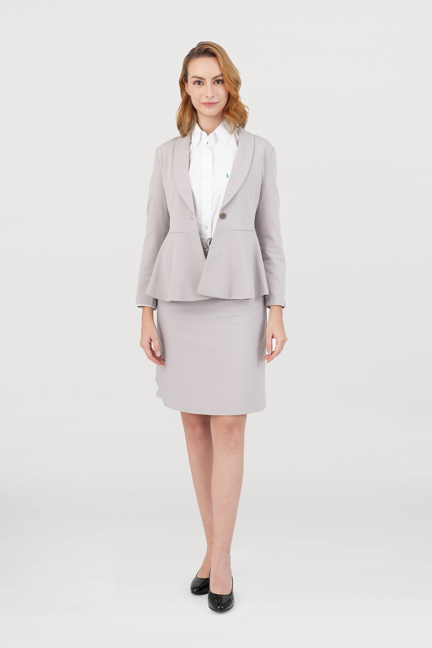 Women's BioNTex™ D-Ring Belt A-Line Skirt