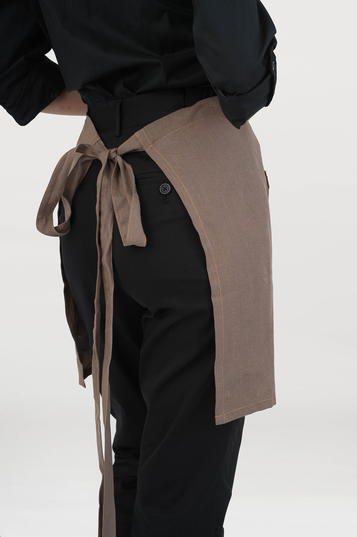 Unisex BioNTex™ Waist Apron with Corduroy Trim