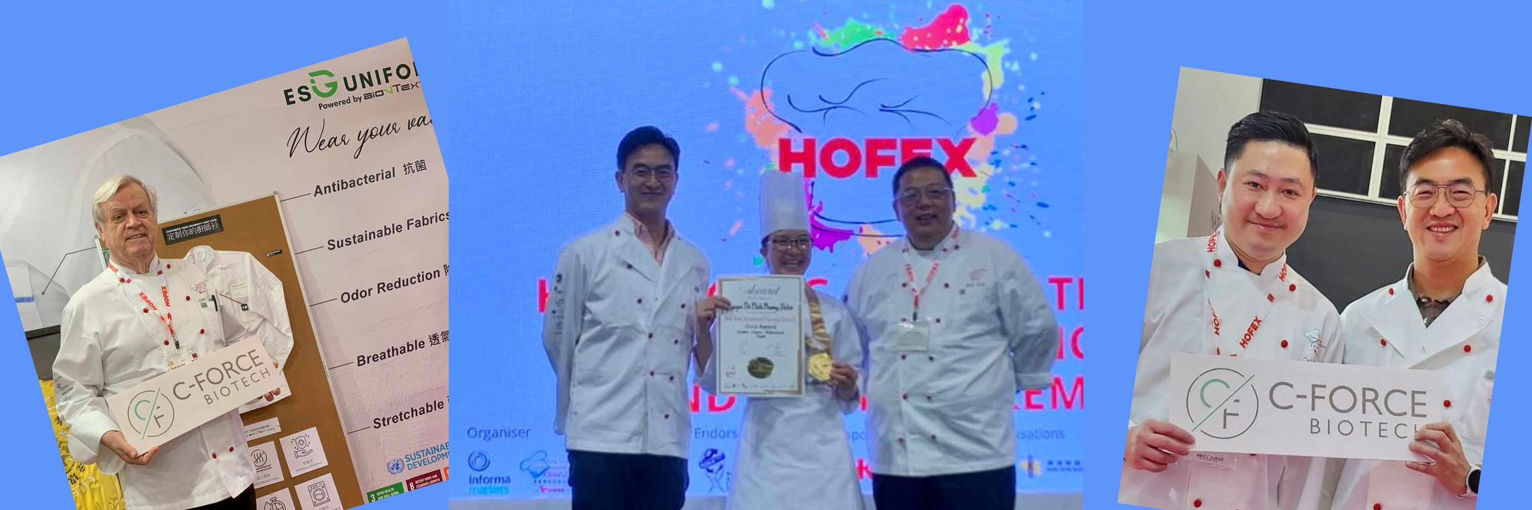 Hong Kong HOFEX 2023 Chef Coat Sponsorship by Hanin Group