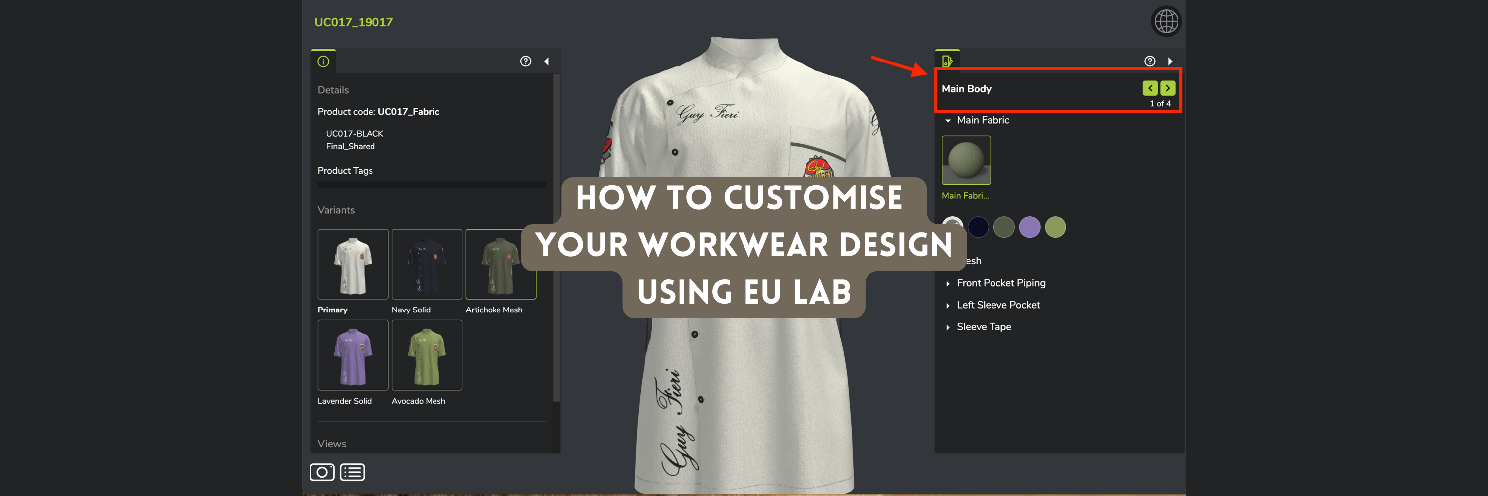 How to Customise Your Workwear Design Using EU Lab