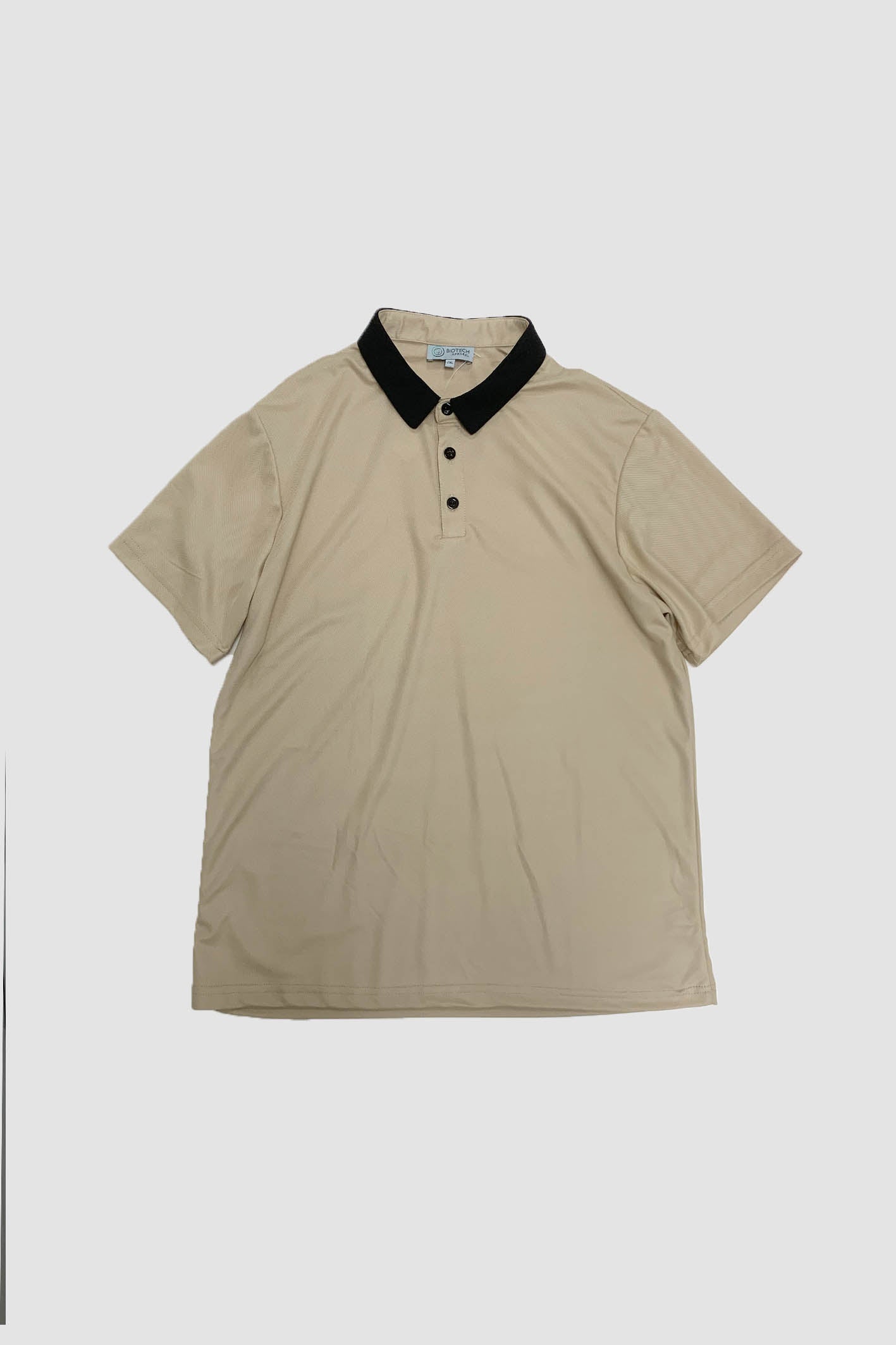 Men's BioNTex™ Contrast Collar Solid Polo Shirt