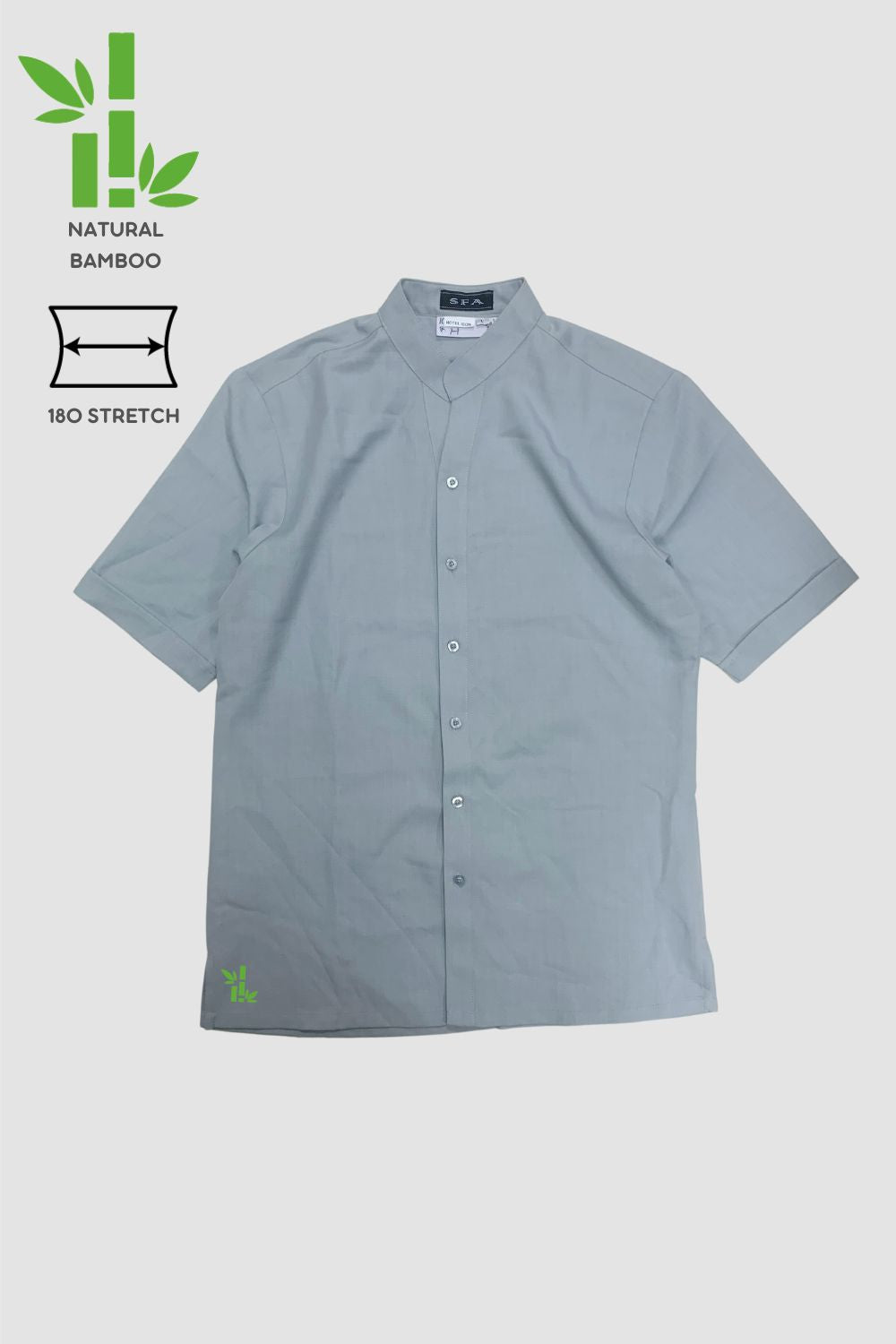 <b>Hotel Icon</b>  房口男 SFA Male Eco Bamboo Short Sleeve Shirt