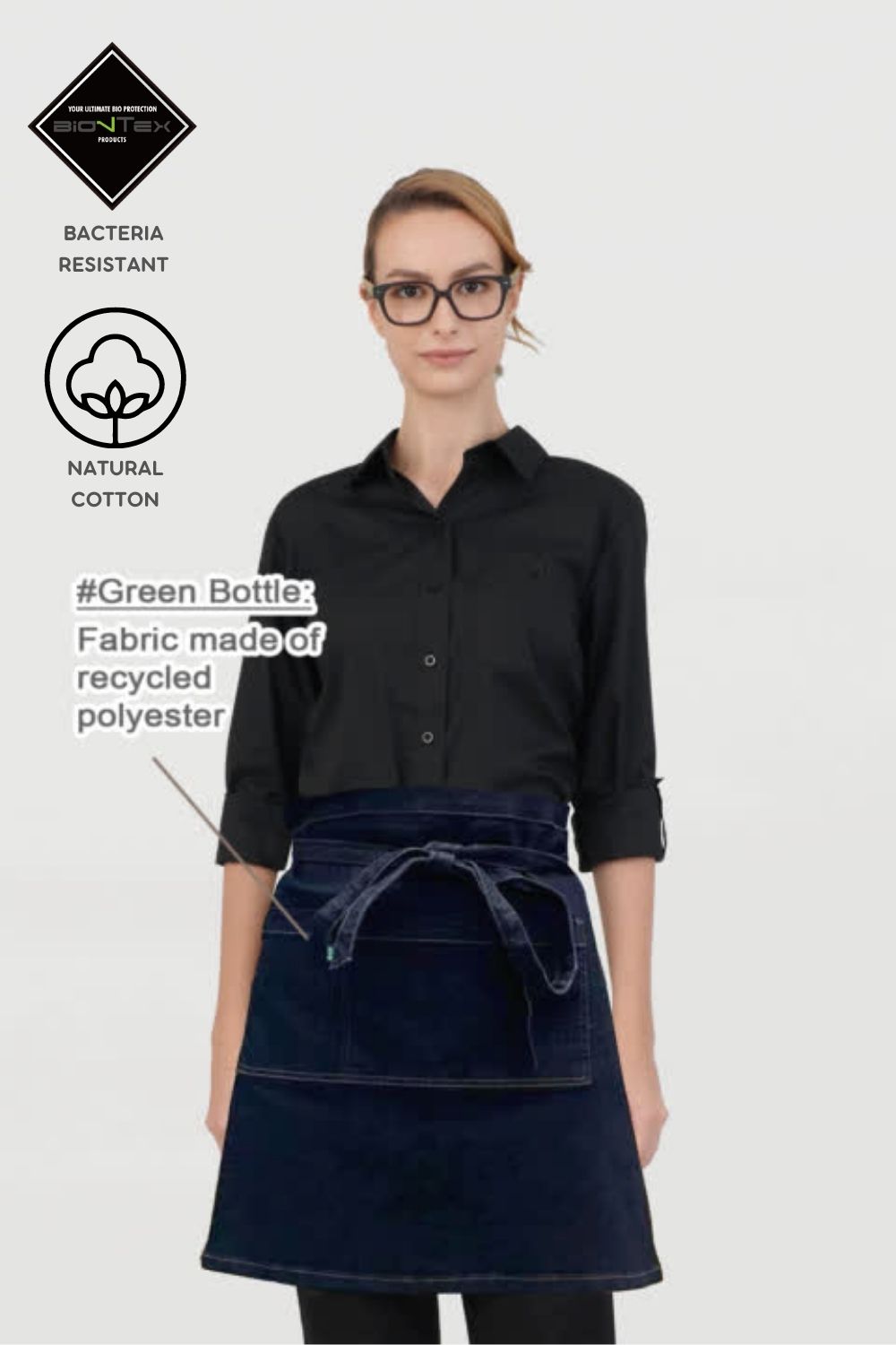 Unisex Repreve® Denim Waist Apron