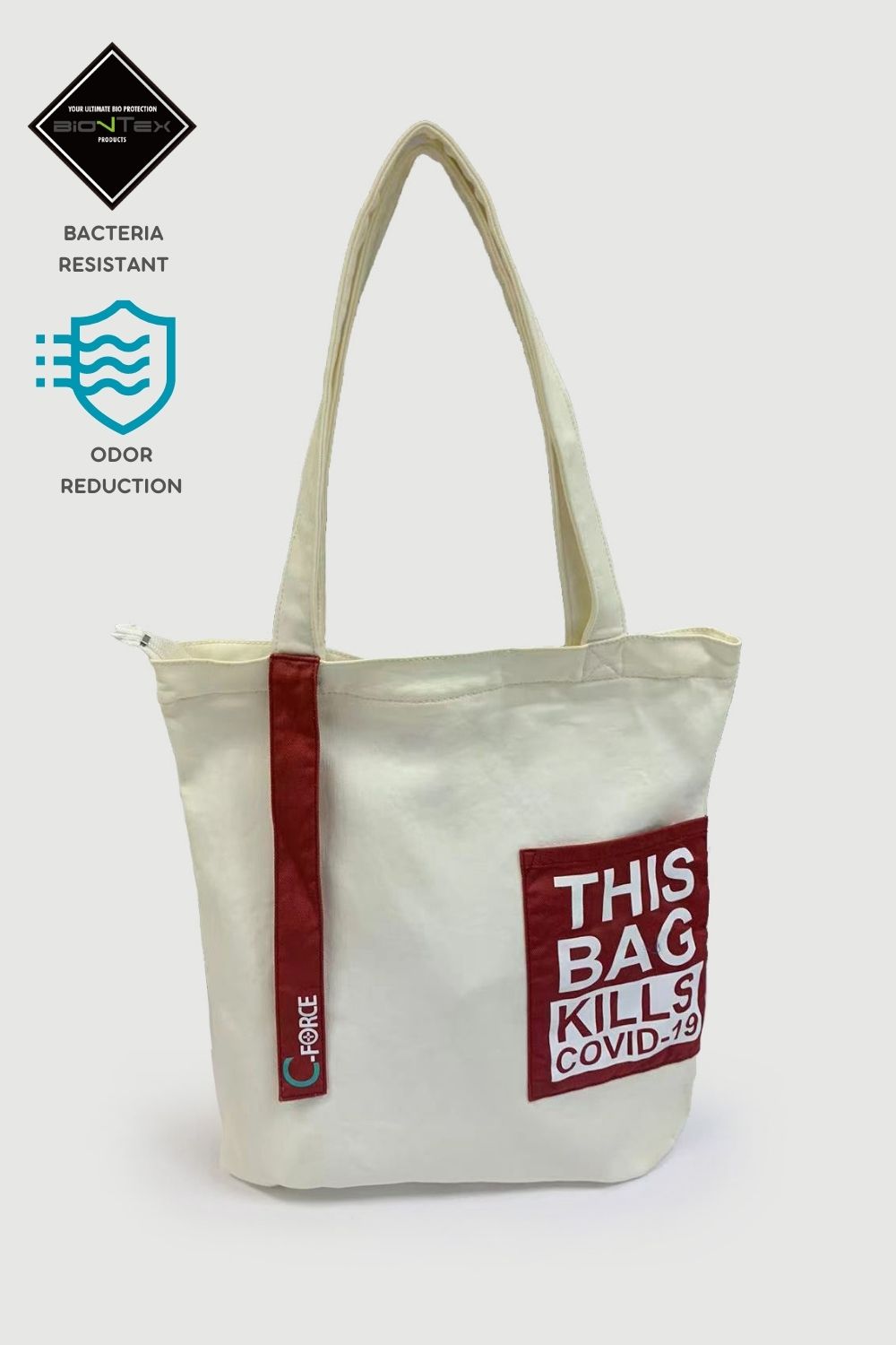 BioNTex™ Slogan Tote Bag