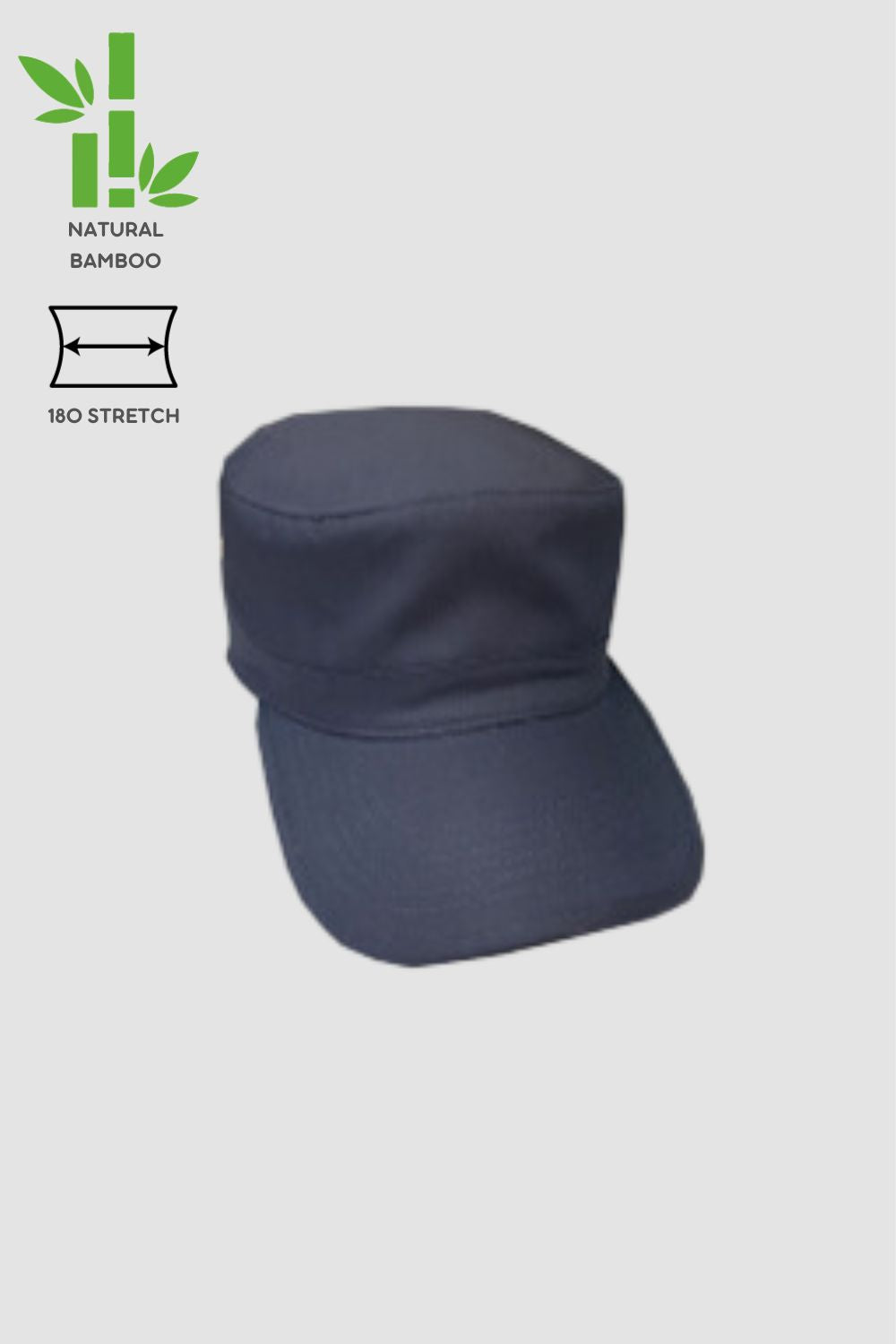 <b>Maxim's</b> Unisex Eco Bamboo Square Cap