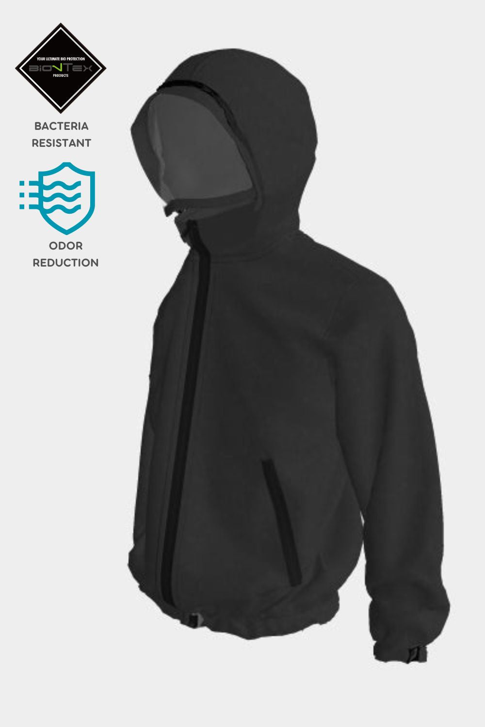 Kid's BioNTex™ Adjustable Hooded Windbreaker With Mask