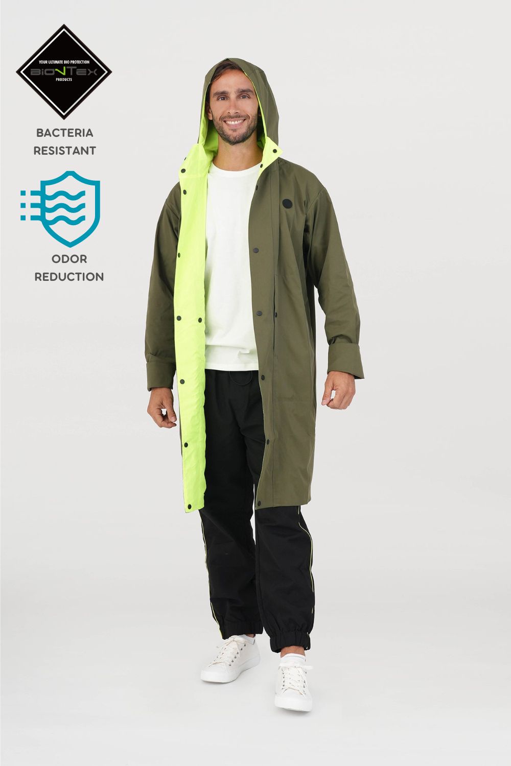 Men's BioNTex™ Packable Travel Coat