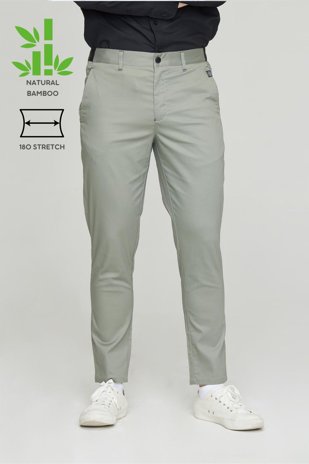 <b> UNI-CHINA </b> Men's BioNTex™ Eco Back Elastic Band Pants