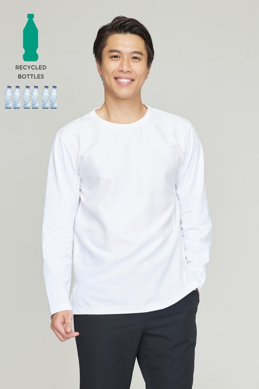 Men's BioNTex™ Recycled Long Sleeve T-Shirt