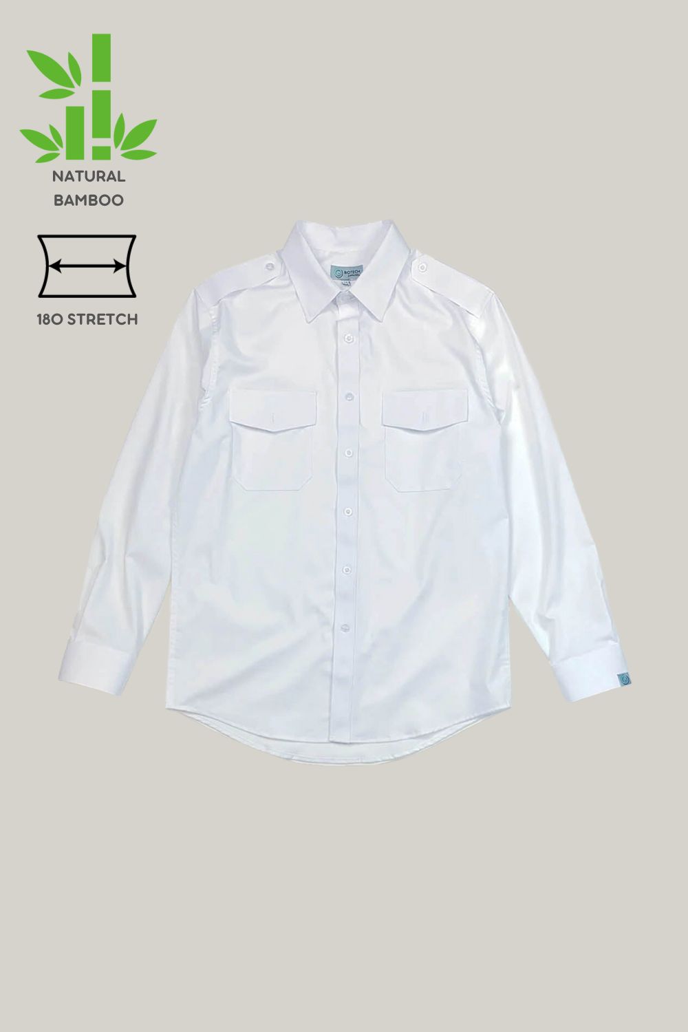 Men's Biontex™ Eco  Functional Epaulets Shirt