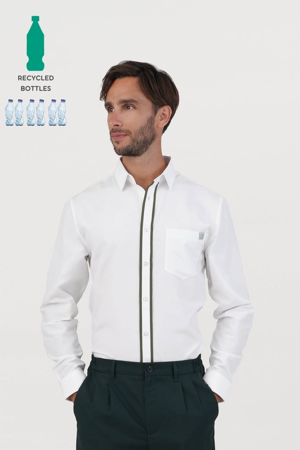 Men's BioNTex™ Sustainable Double Piping Shirt