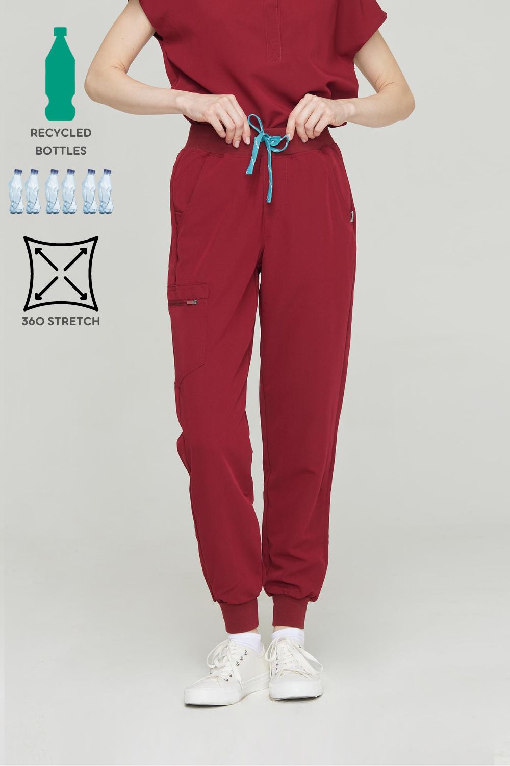 Women's BioNTex™ Jogger with Contrast String