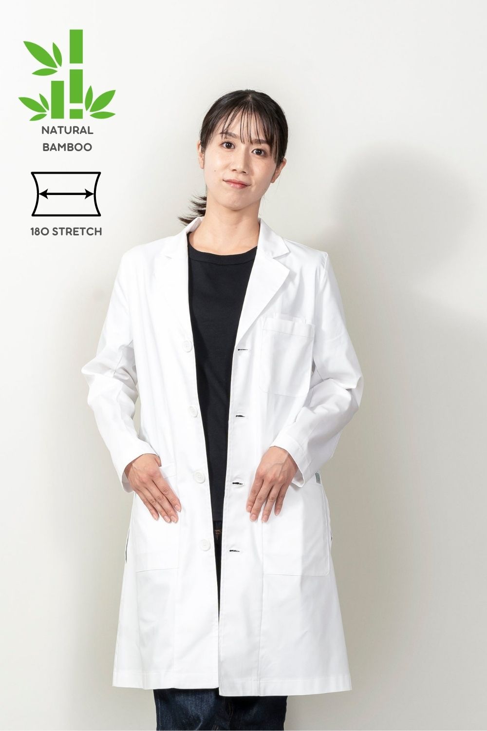 Women's BioNTex™ Eco Long Lab Coat