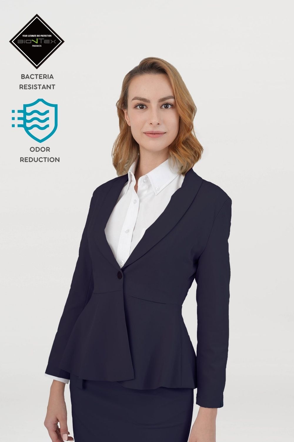 Women's BioNTex™ Peplum Blazer