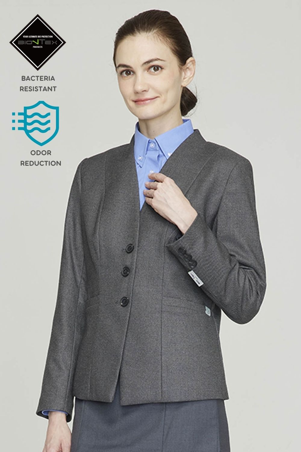 Women's BioNTex™ Blazer with princess seams