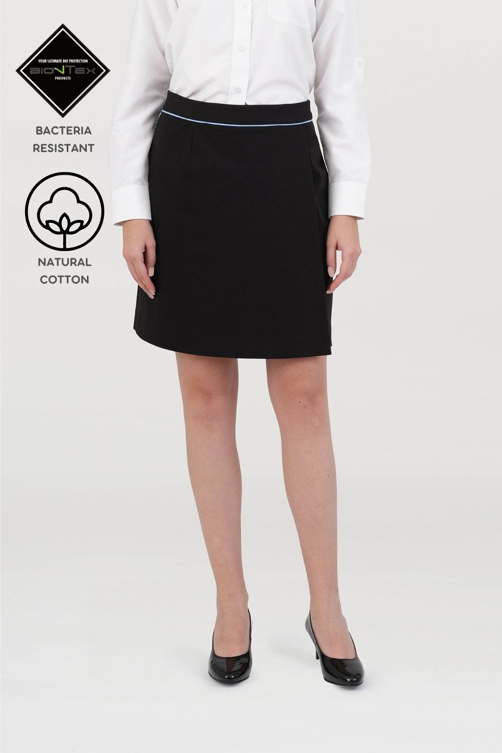 Women's BioNTex™ Contrast Piping Skirt