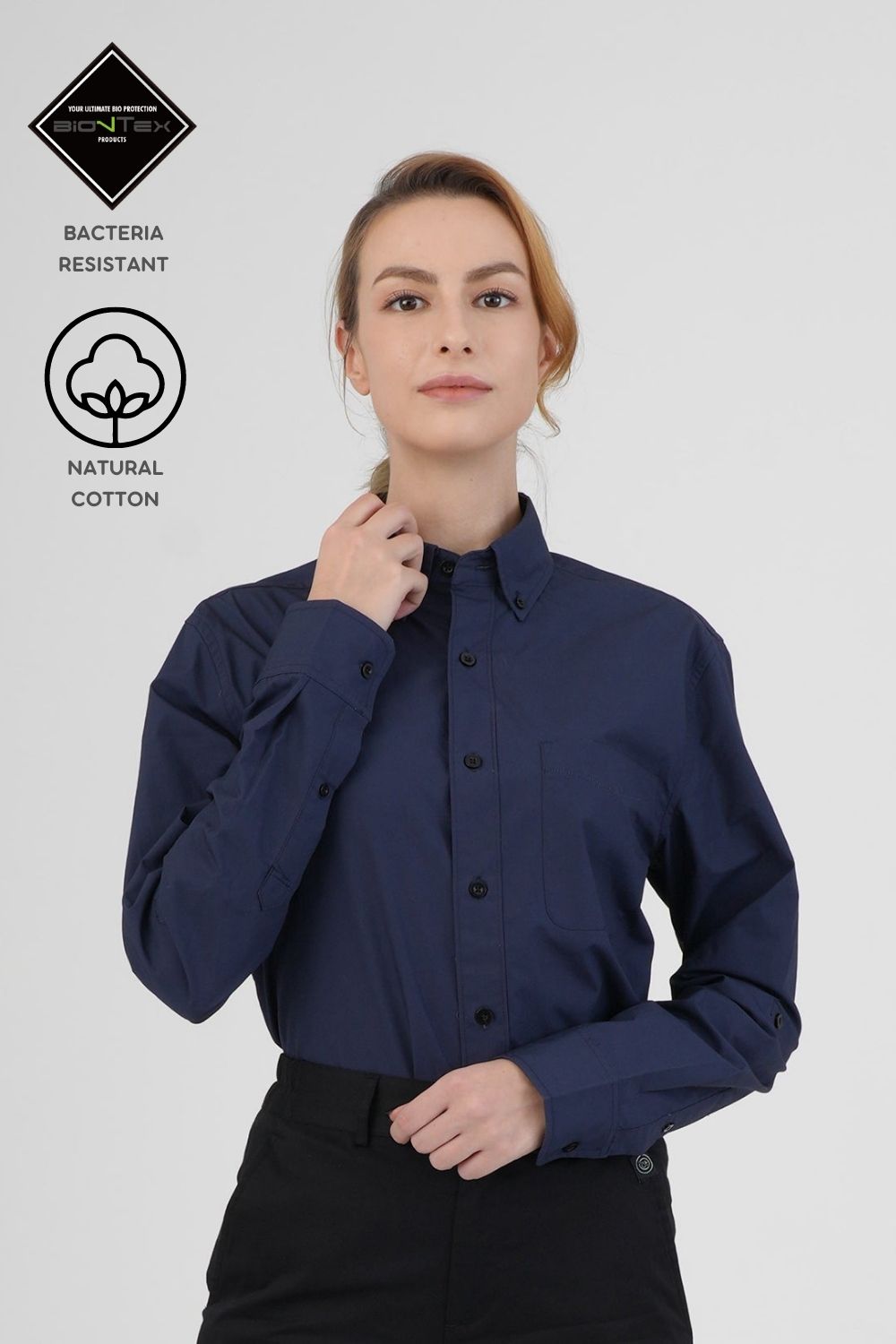 Women's BioNTex™ Button Down Collar Shirt
