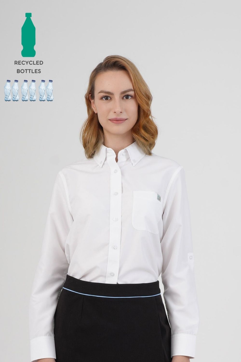 Women's BioNTex™ Eco Button Down Collar Shirt