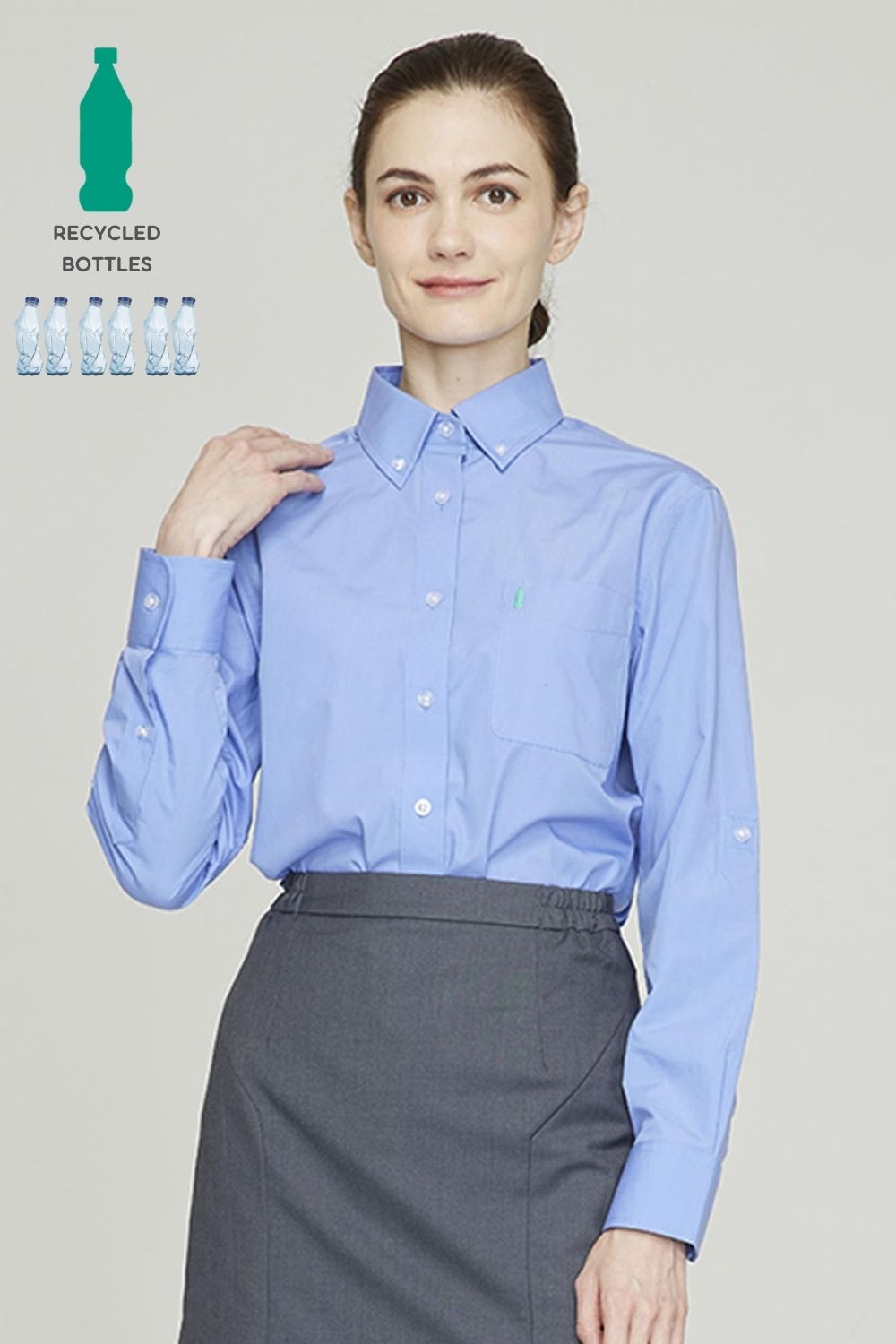 Women's BioNTex™ Button Down Collar Eco Shirt