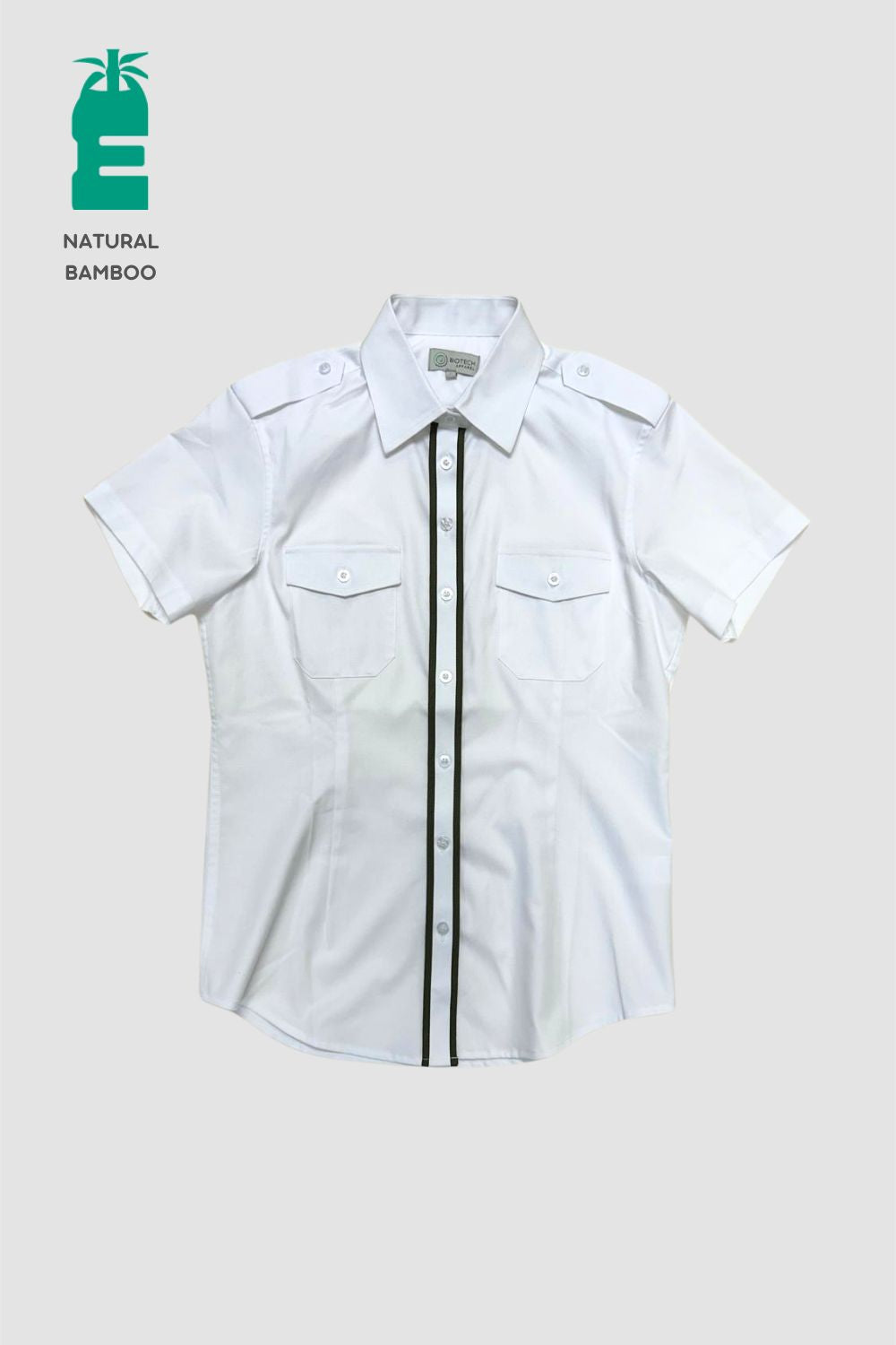 <b>WELL BORN</b> | Women's Functional Epaulets Short Sleeve Shirt