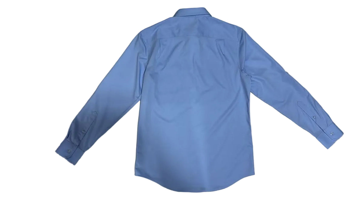 HKJC-Tracks-MTS2002C-Mid Blue Shirts with Sleeve Tabs