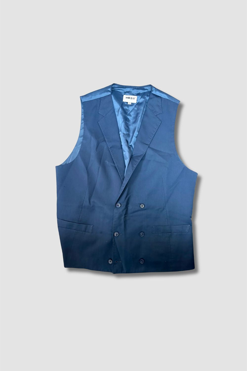 <b>Manor Club</b> Male's Double Breasted Waistcoat_MVT0010