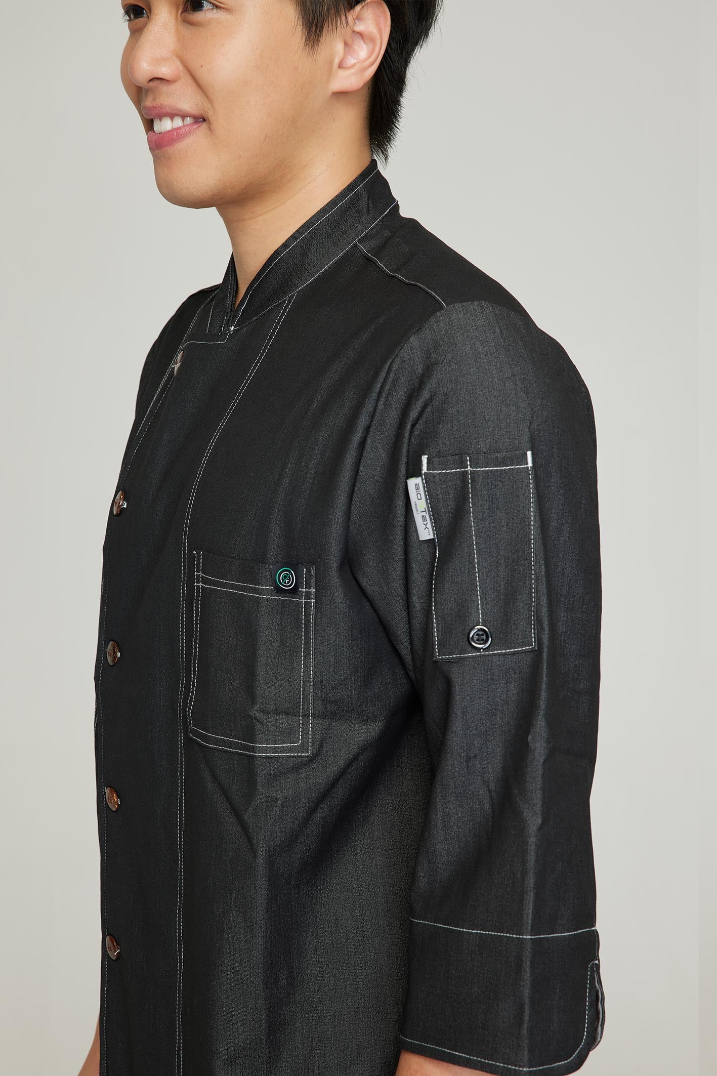 Men's BioNTex™ 3/4 Closure Chef Coat