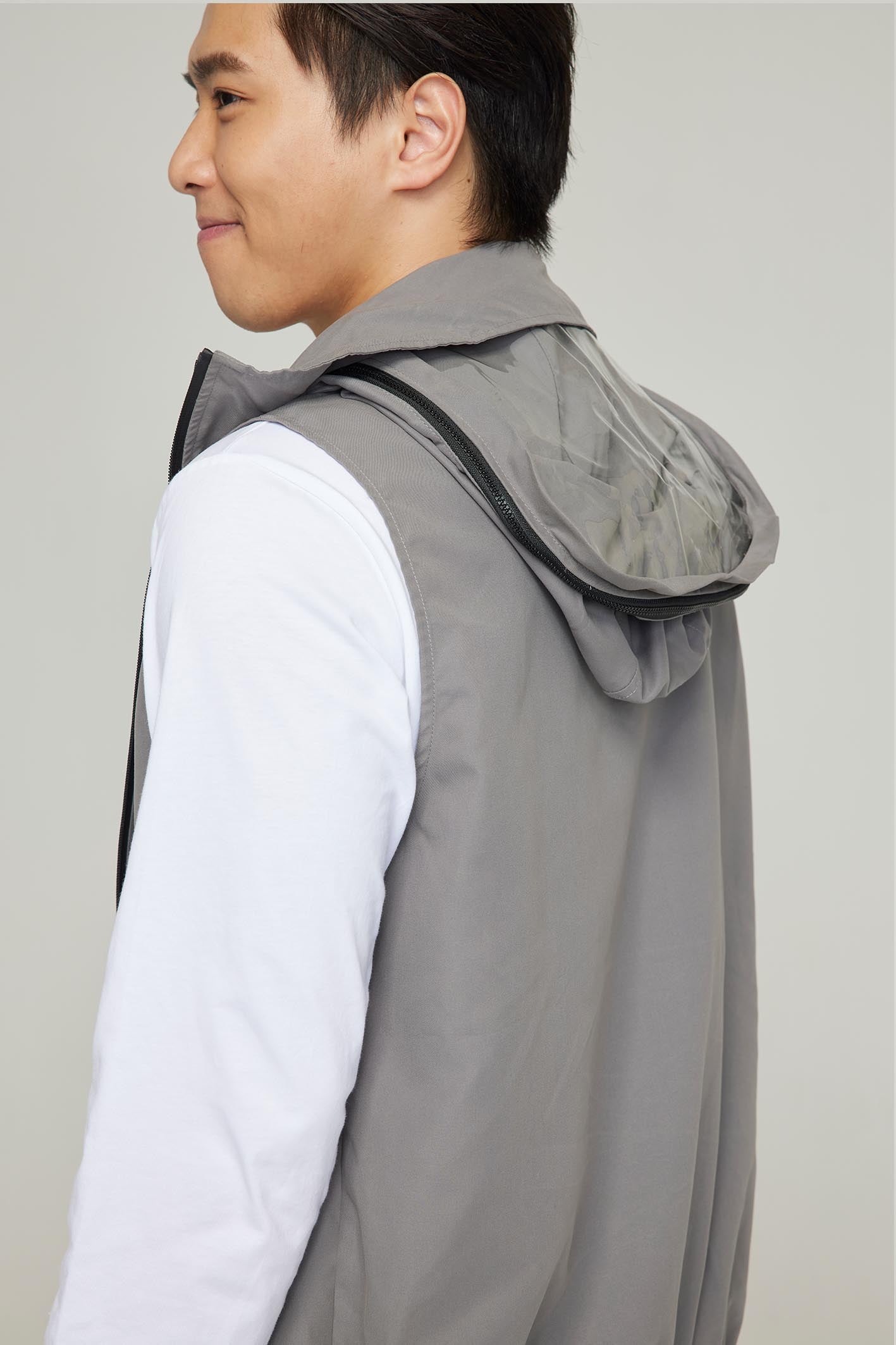 Unisex BioNTex™ Hooded Vest with Mask