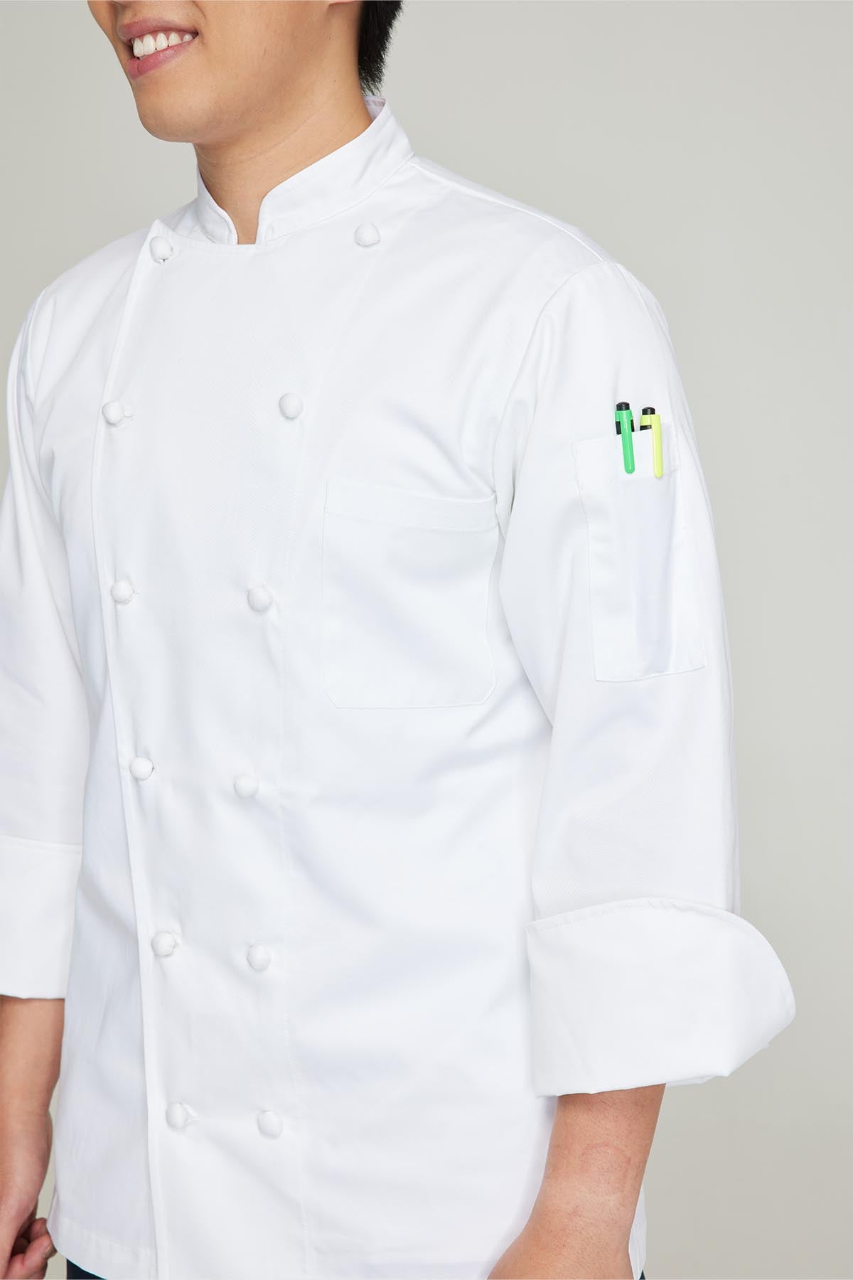 Unisex BioNTex™ Polyester Cotton Classic Chef Coat Customisable