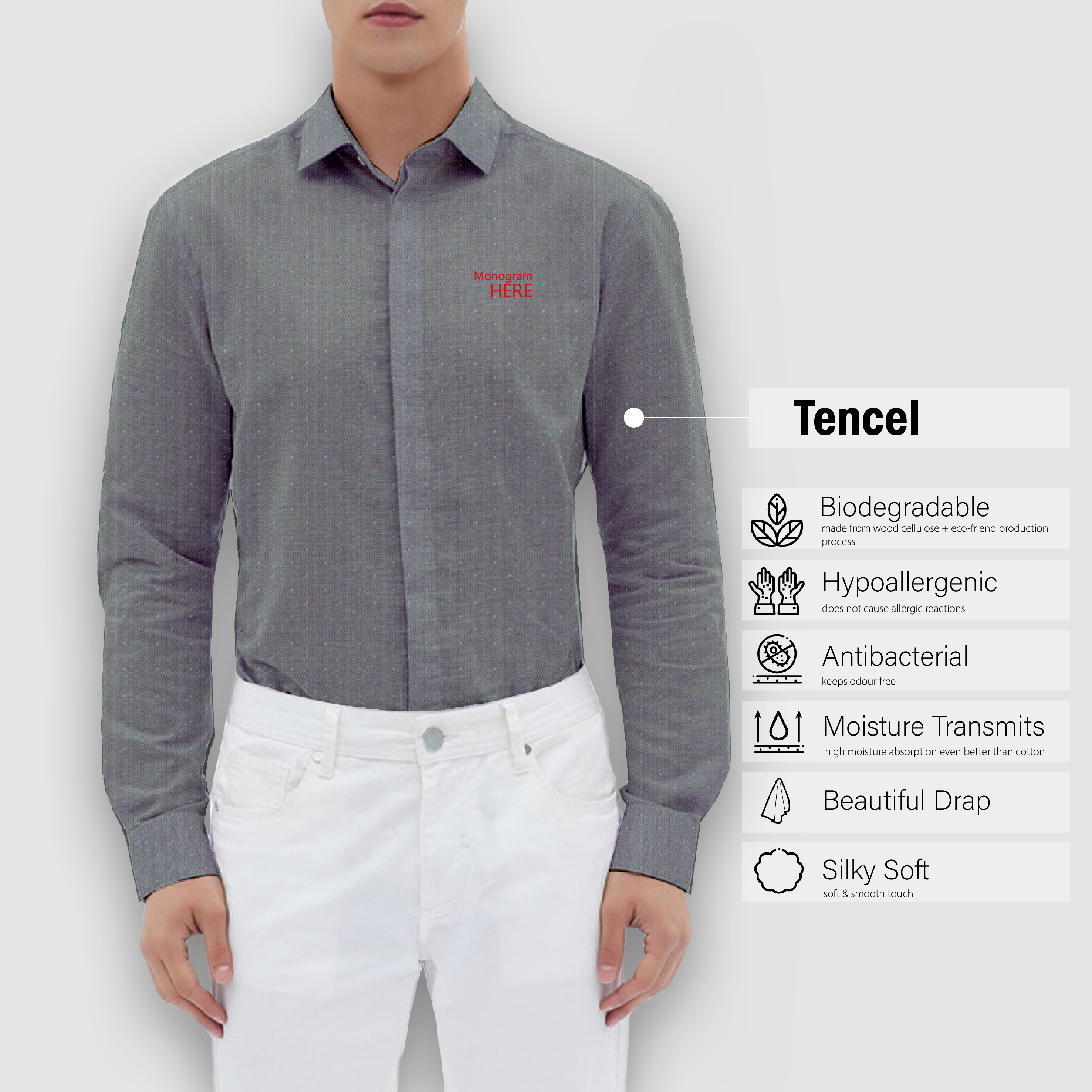 Shirt - <font size="3"><font color="green"> Tencel/Linen </font></font>