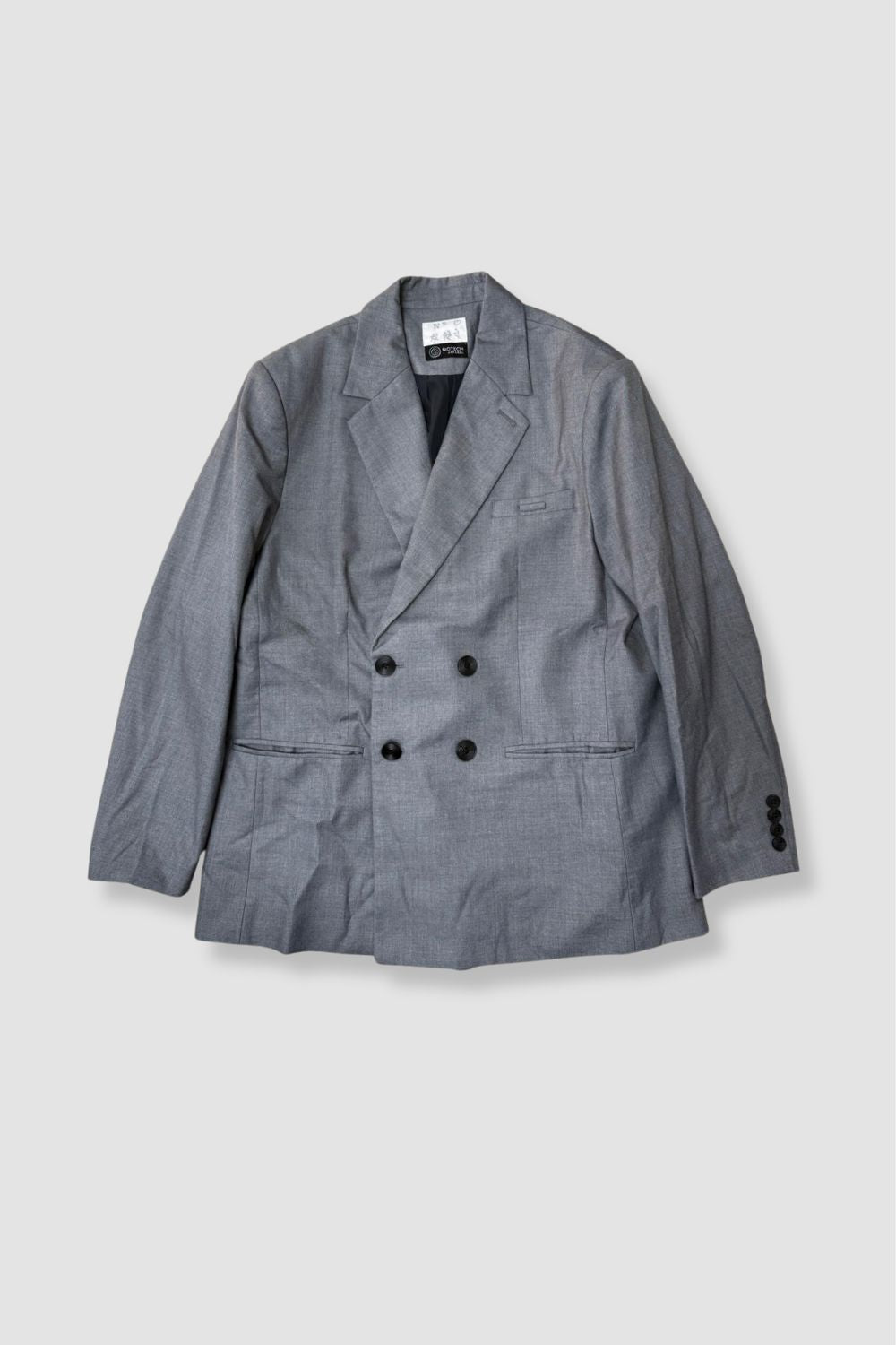 <b>HKCEC The Atrium_Assistant Manager & Headwaiter </b> | Men's Double Breasted Grey Jacket_MJK0023