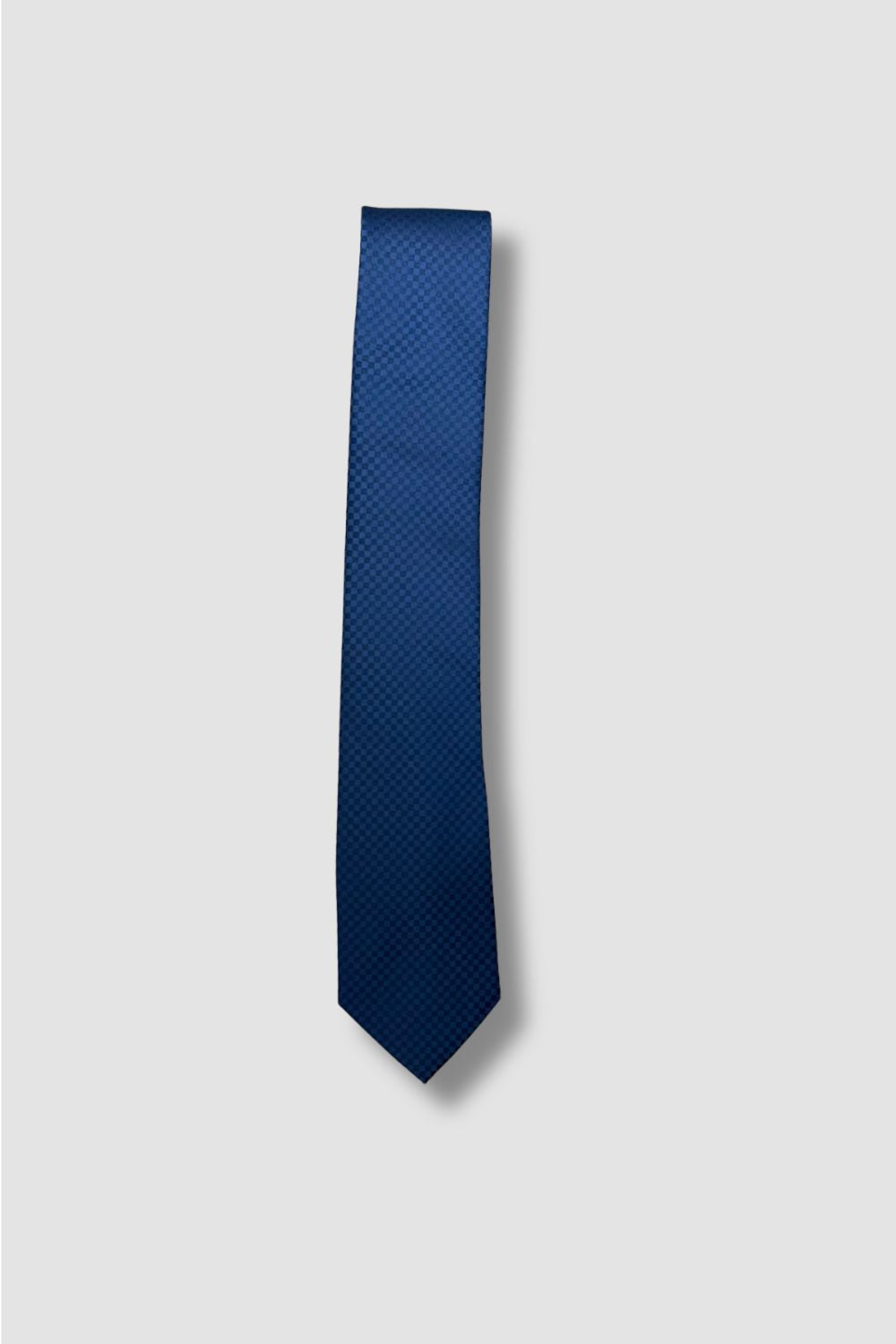 <b>HKCEC Securuty_VSS</b>Unisex Navy Micro-check Tie TIE0023