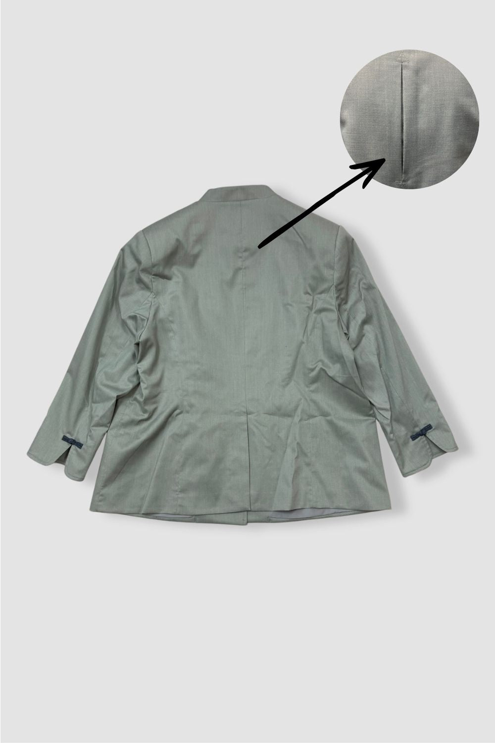 <b>HKCEC The Atrium_Captain & Receptionist</b> | Women's Solid Mandarin collar Dark Green jacket _WJK0031A