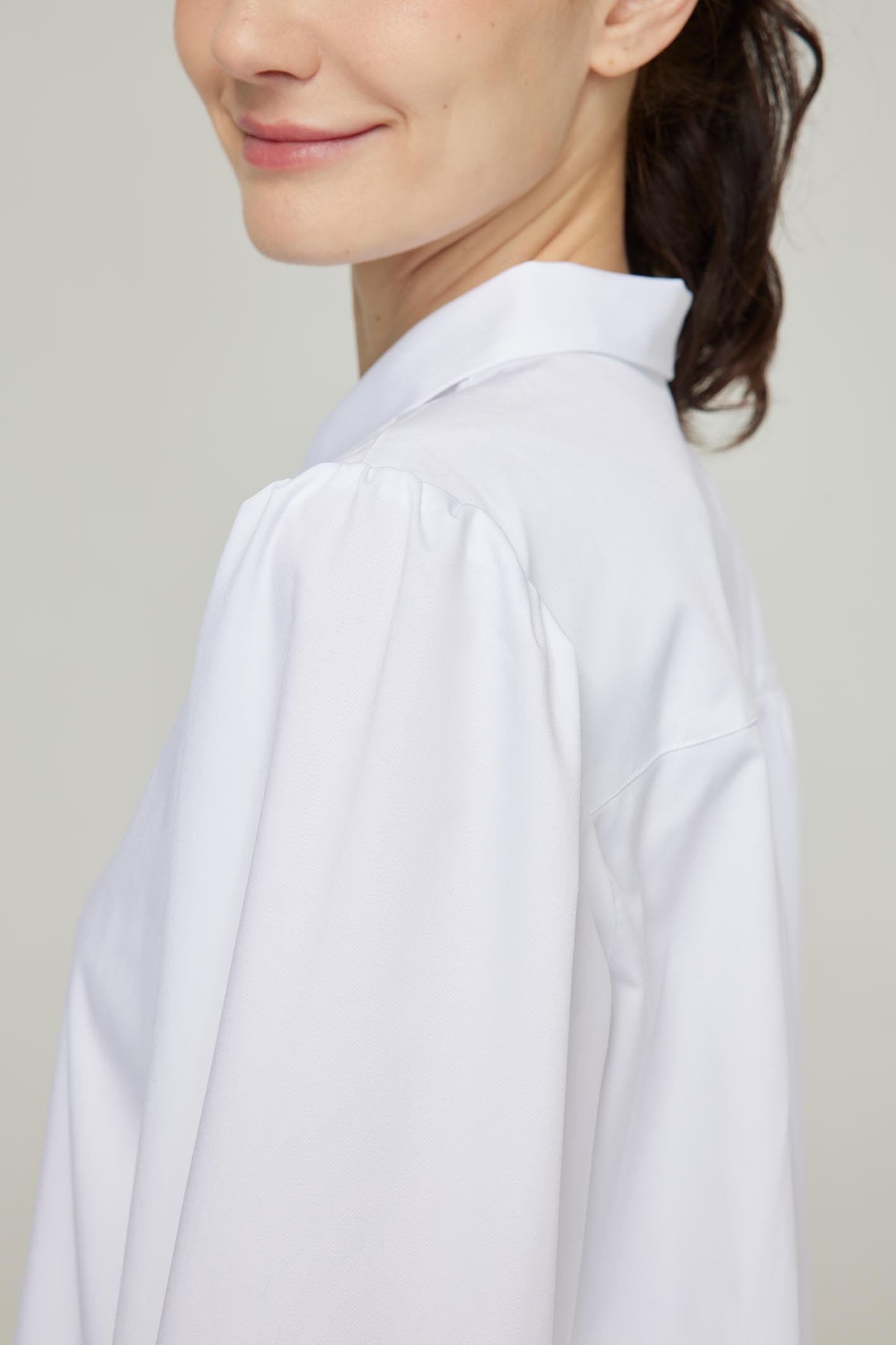 Women's BioNTex™ Sustainable Single Piping Standard Collar Shirt