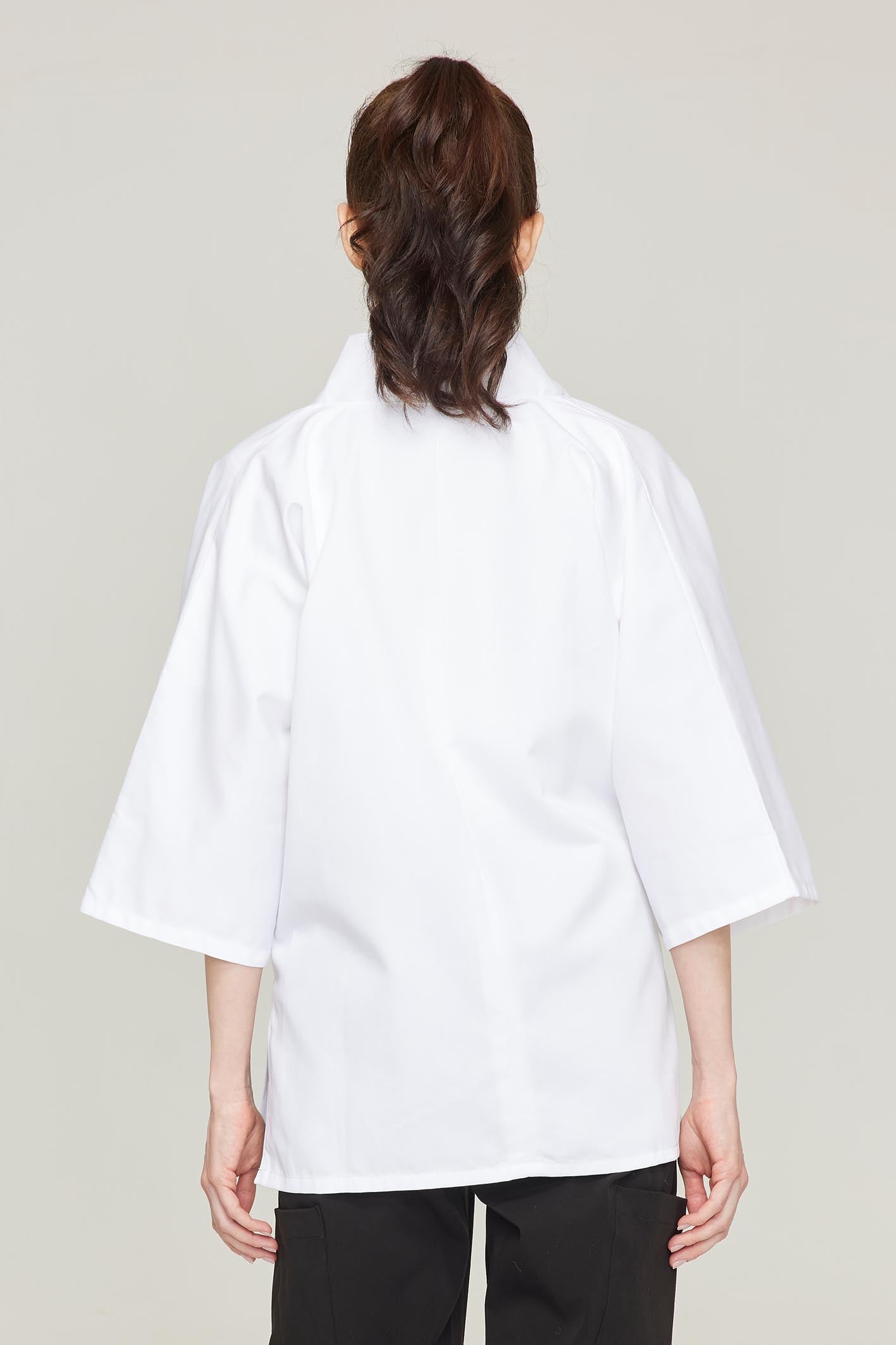 Women's BioNTex™ Japanese Style Short Sleeve Chef Coat