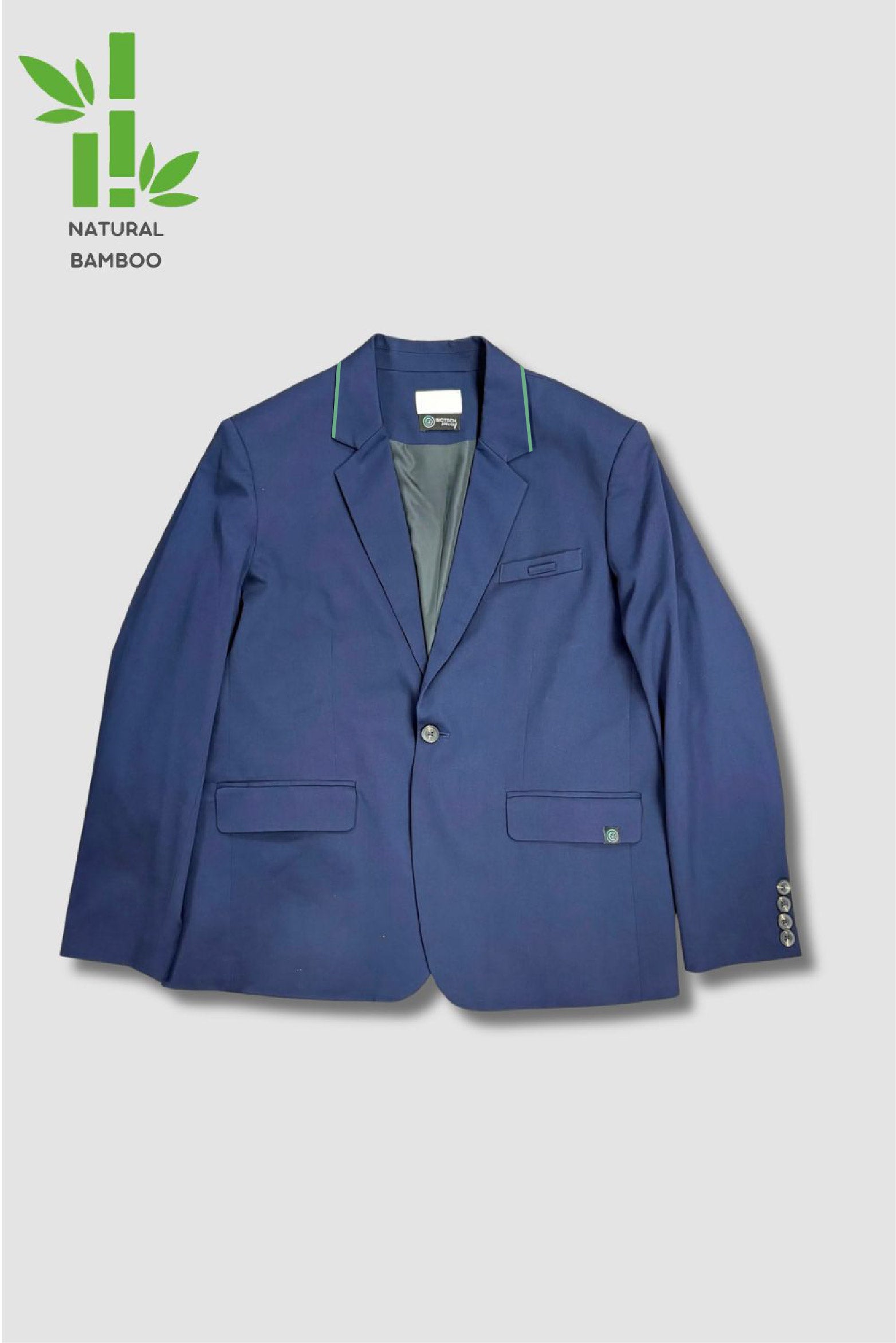 <b>HKCEC Security_AVSM,VSS,SVSO & VSO</b> | Men's Navy Suit Jacket with contrast lapel_MJK0029