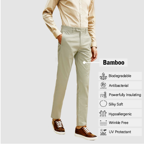 Trousers - <font size="3"><font color="green"> Eco Friendly Bamboo </font></font>