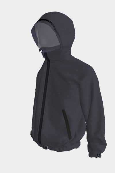 Kid's BioNTex™ Adjustable Hooded Windbreaker With Mask