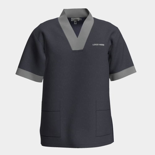 Men's BioNTex™ Contrast Collar Zen Scrub Top
