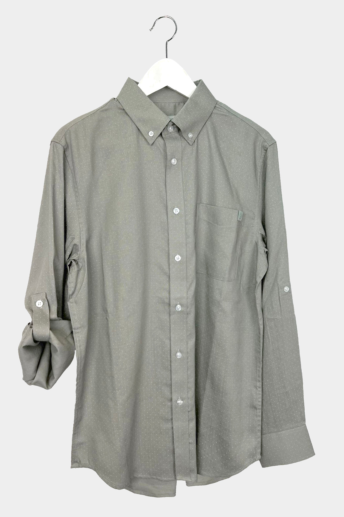 Men's BioNTex™ Tencel Polka Dots Button Down Collar Shirt