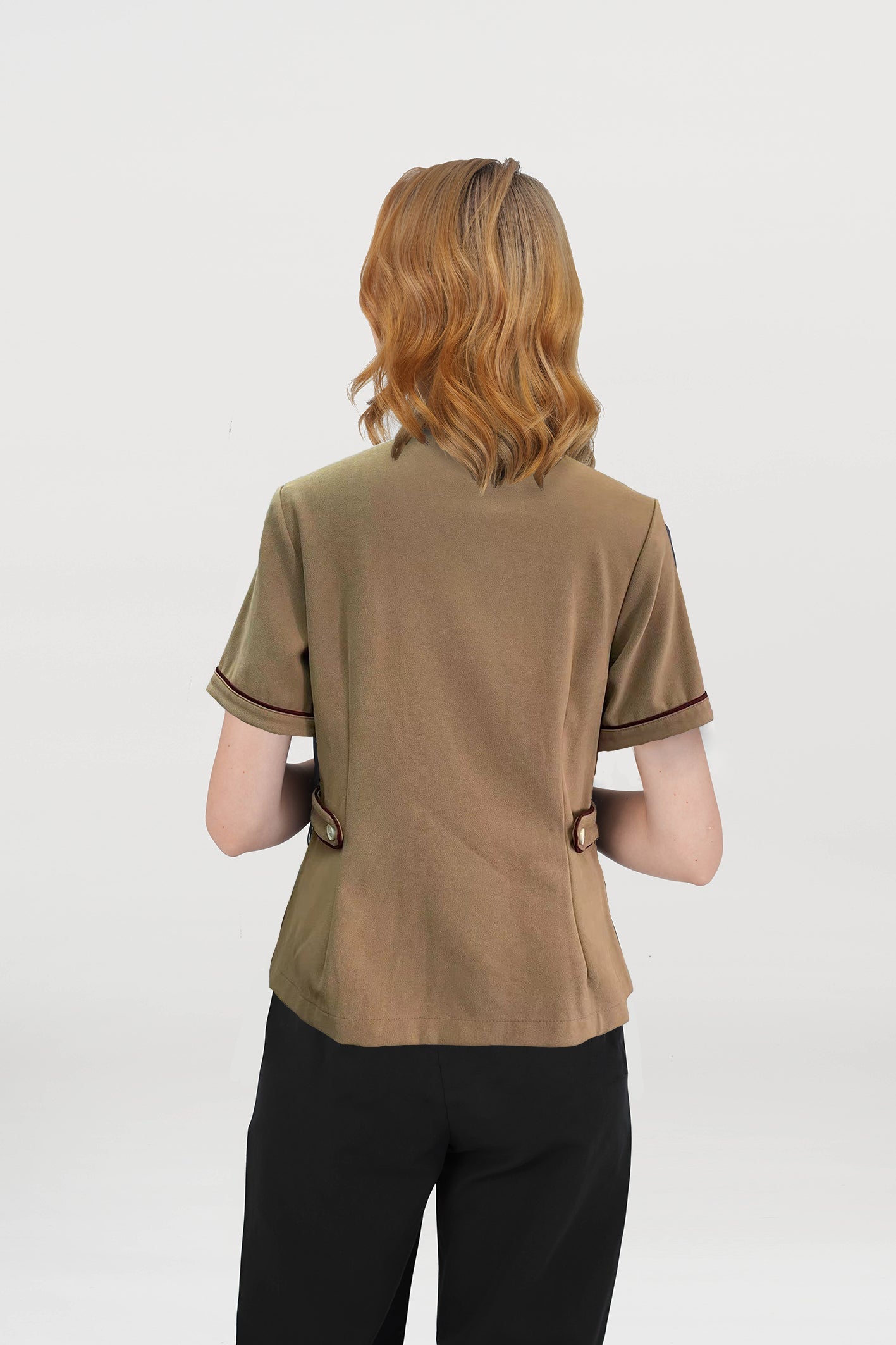 Women's BioNTex™ Hidden Placket Contrast Piping Shirket