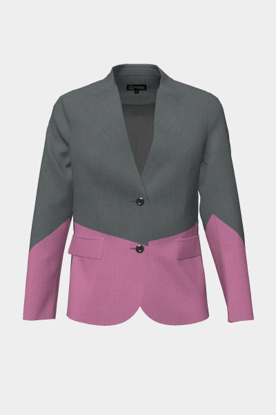 Women's BioNTex™ V Color Block Formal Blazer